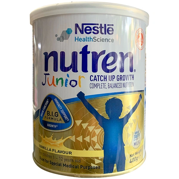 Sữa Nutren Junior đạm whey và MCT dễ hấp thu cho bé chậm tăng cân