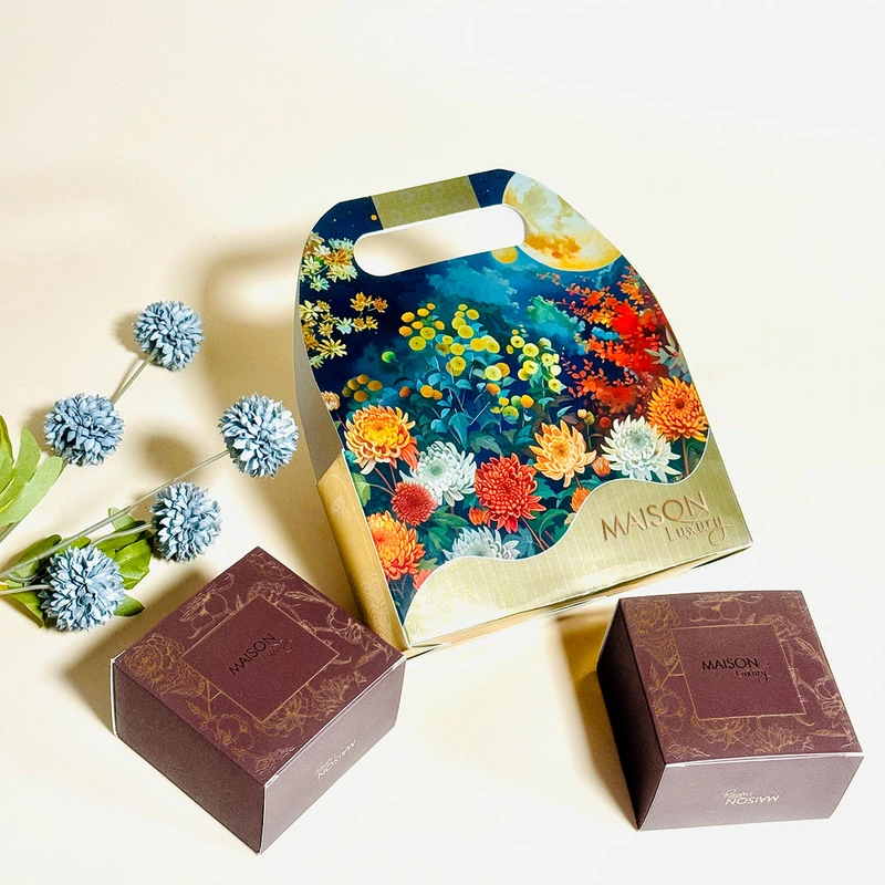 Hộp bánh trung thu Maison Luxury thiết kế nghệ thuật