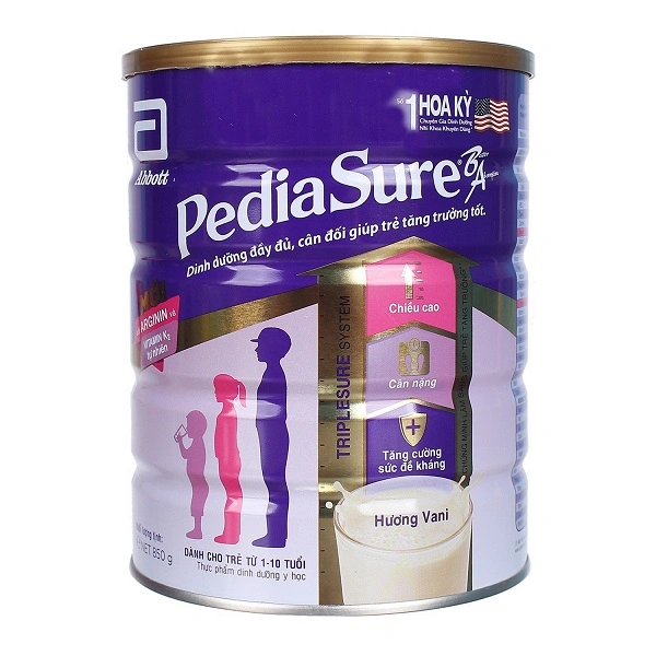 Sữa PediaSure BA cho bé biếng ăn chậm tăng cân