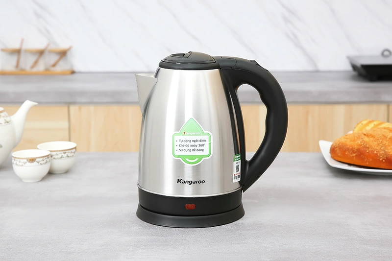 Ấm siêu tốc inox Kangaroo KGWK18I2 1,8 lít