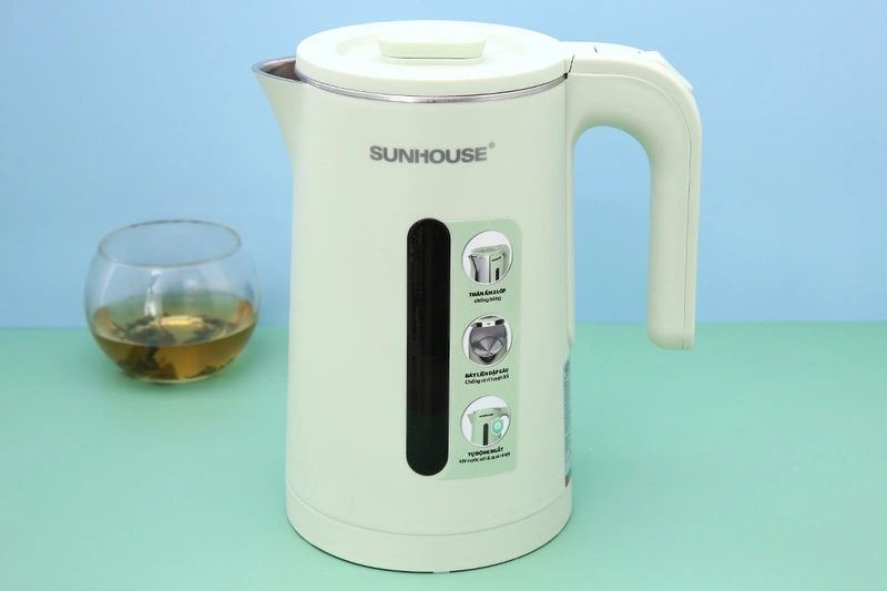 Ấm siêu tốc 2 lớp Sunhouse SHD1353 1,8 lít