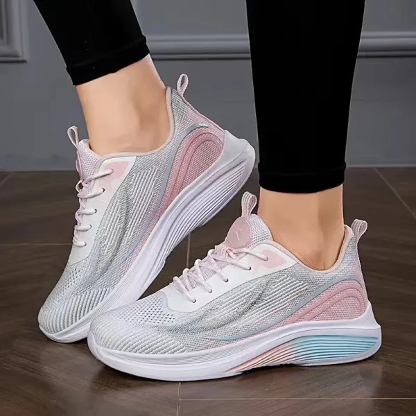 Sneaker tập thể thao có đế đàn hồi và thoáng khí