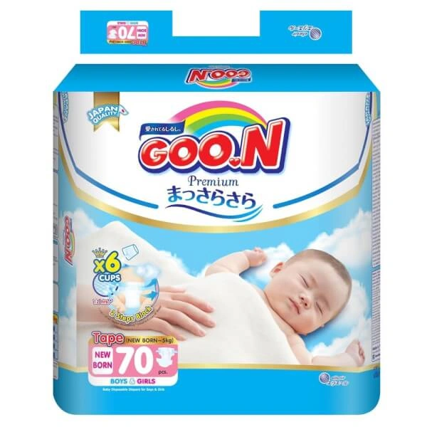 Tã dán Goo.n Premium size Newborn cho bé dưới 5kg