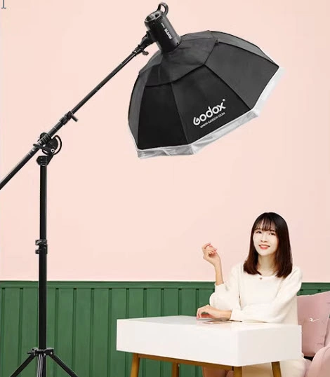 Bộ đèn Godox SL60IID kèm softbox cho livestream bán quần áo