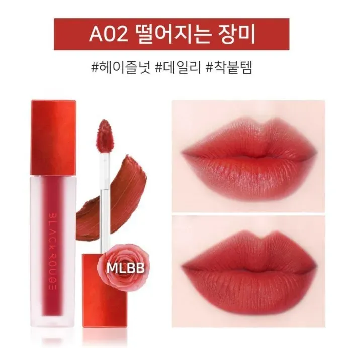 Son Black Rouge A02 Dry Rose đỏ hồng khô