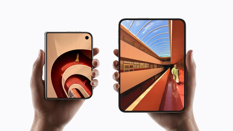 Màn hình trong 7,6 inch và màn ngoài 5,4 inch của iPhone Duo