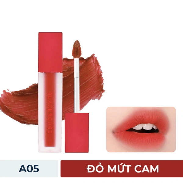 Son Black Rouge A05 Marmalade đỏ mứt cam