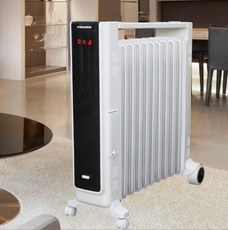 Máy sưởi dầu Tiross TS9212 11 thanh có chế độ ECO và hẹn giờ